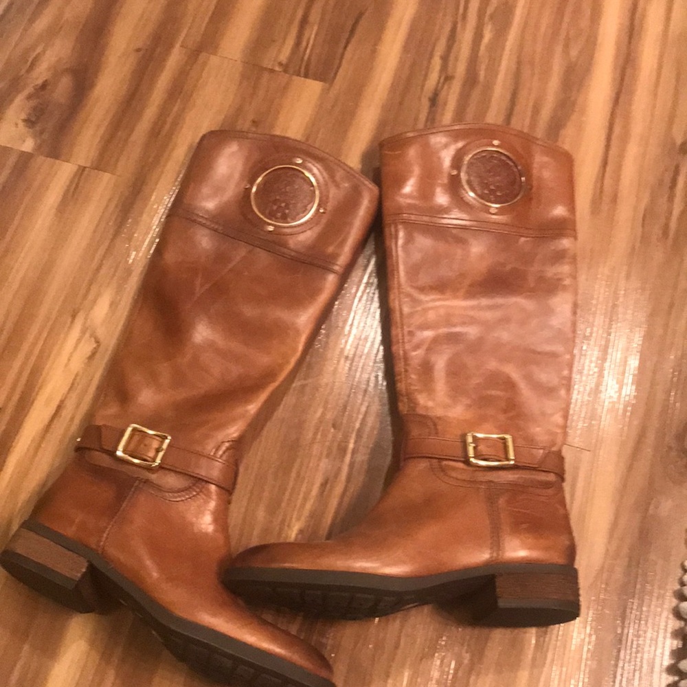 Vince Camino Brown leather riding boots never worn
